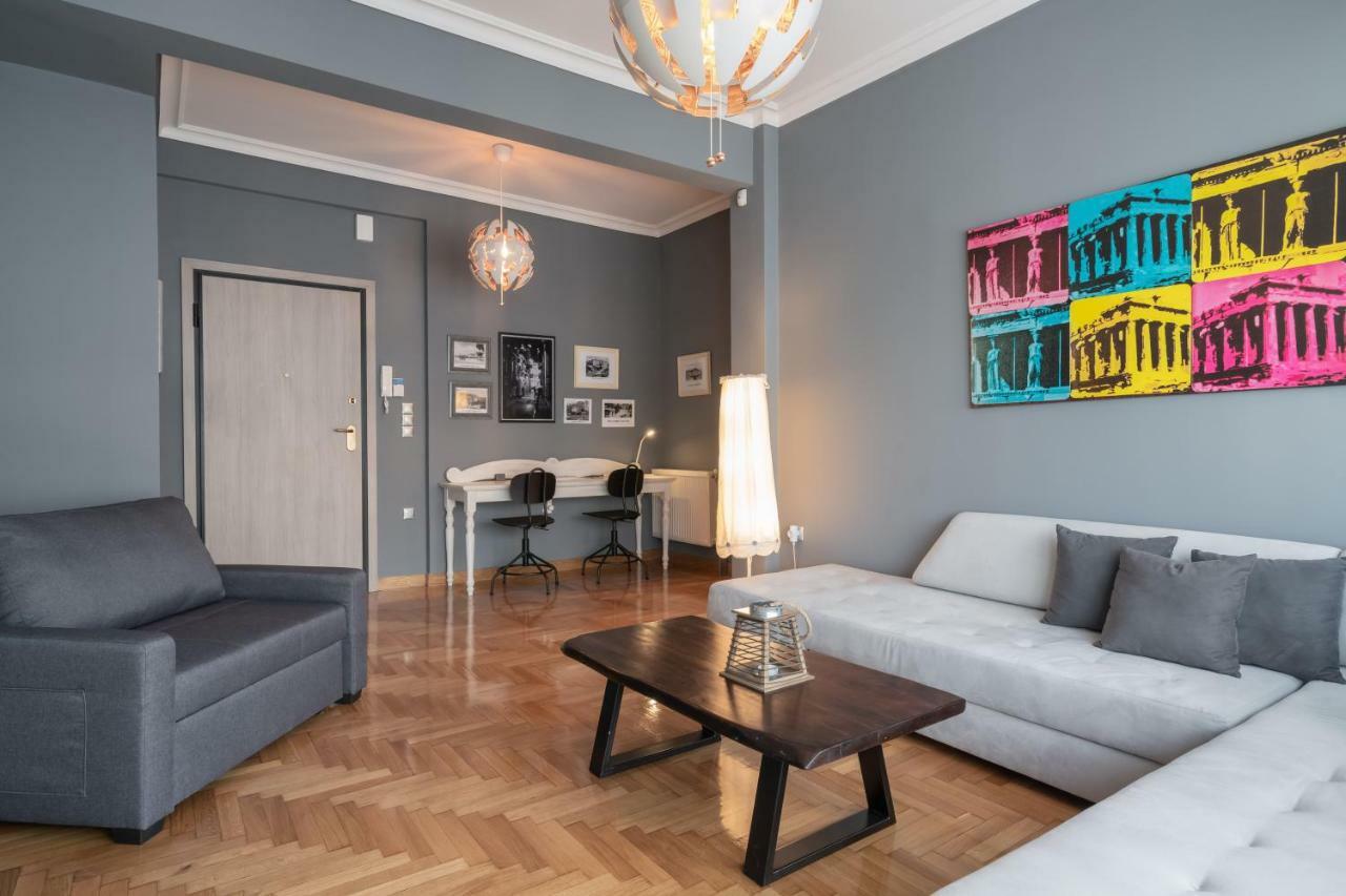 Modern & Stylish Apt At The Heart Of Athens Apartment Екстериор снимка